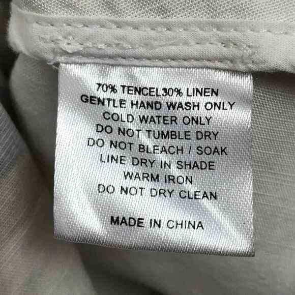 Sancia Anika Linen Blend Striped Midi Dress Size Small - Picture 14 of 16